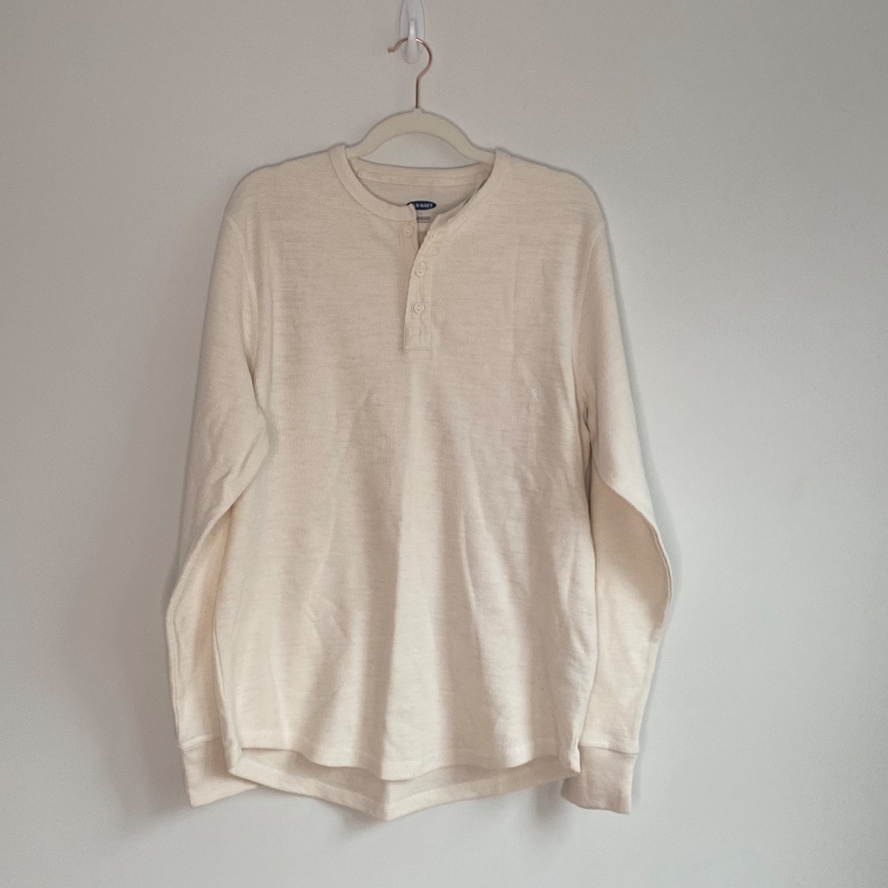 COPY - Thermal-Knit Long-Sleeve Henley T-Shirt for Men